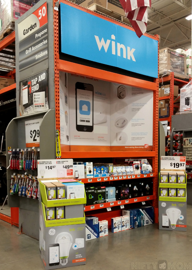 Wink & GE Link at Home Depot #GELink #shop