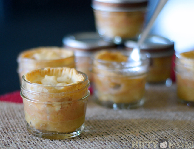 Apple Pies in Jelly Jars