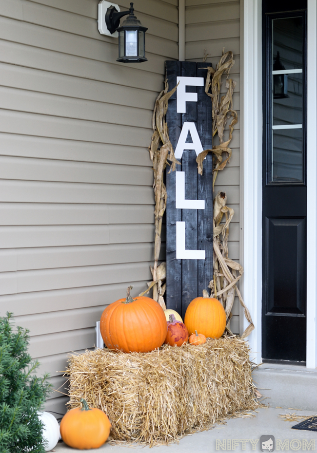 DIY Fall Porch Sign & Easy Decor