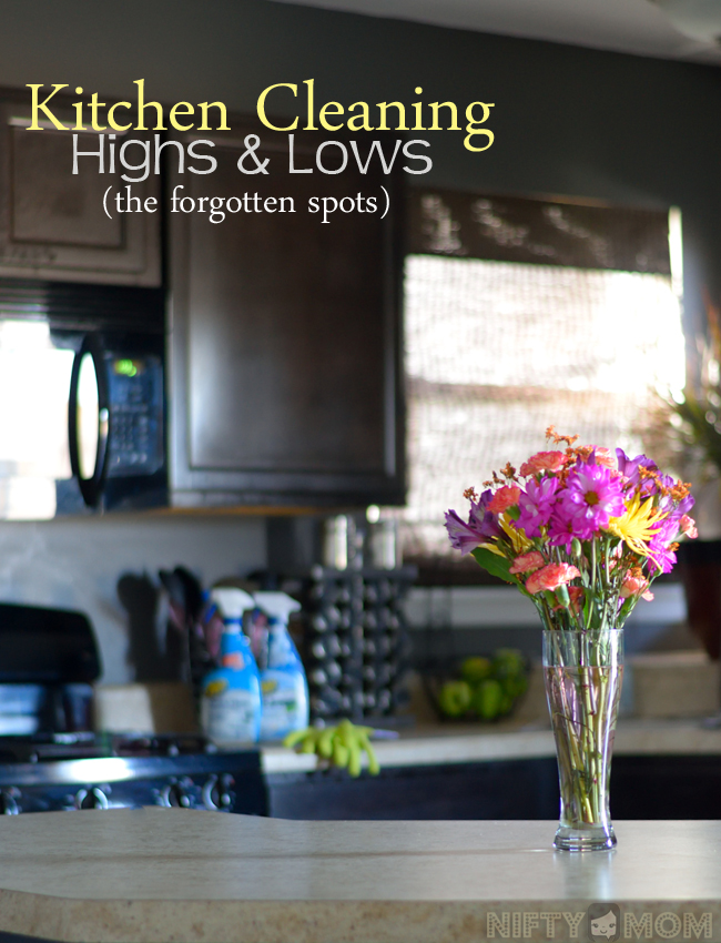 Kitchen Cleaning Highs & Lows: 6 Forgotten Spots #TryZep