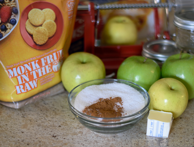 Mason Jar Apple Pie Ingredients