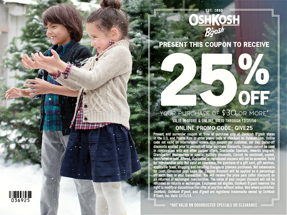 Oshkosh 2024 coupon 2019