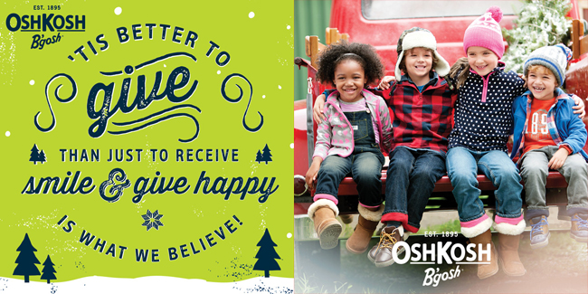 OshKosh B'gosh #GiveHappy