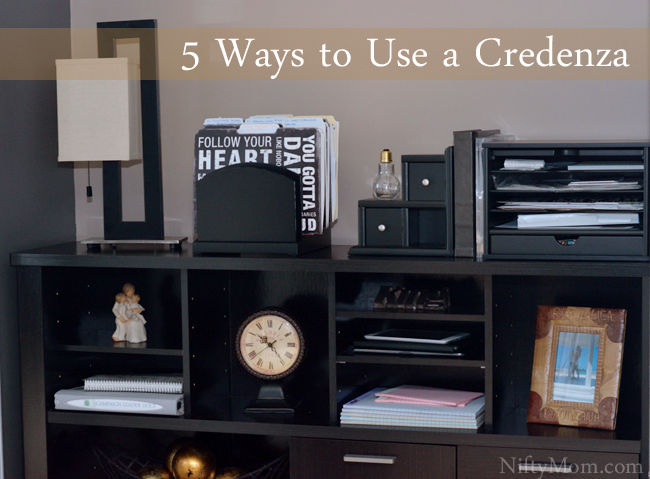 5 Ways to Use a Credenza