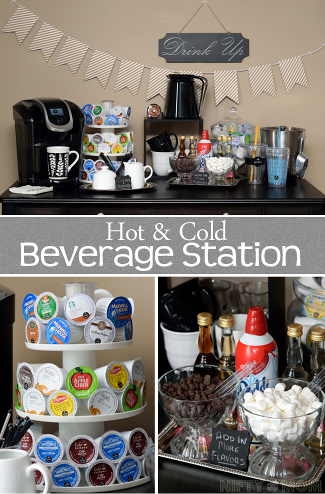 Hot & Cold Beverage Station with the Keurig 2.0 – Nifty Mom