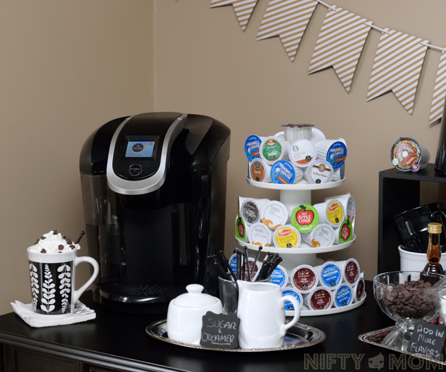 Hot & Cold Beverage Station with the Keurig 2.0 – Nifty Mom