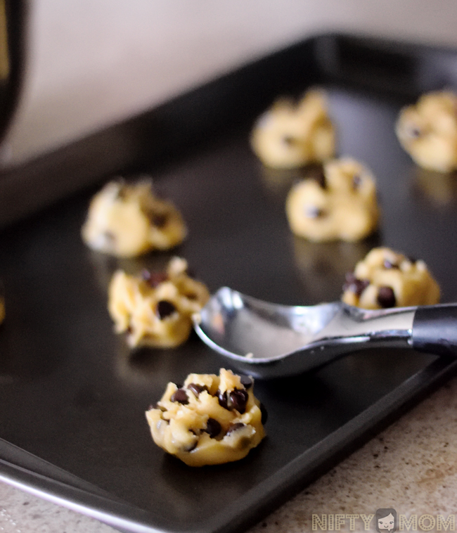 Cookies Divided for Baking