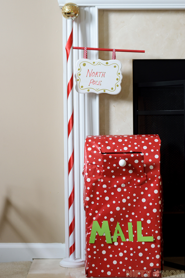 DIY North Pole Sign & Santa Mailbox