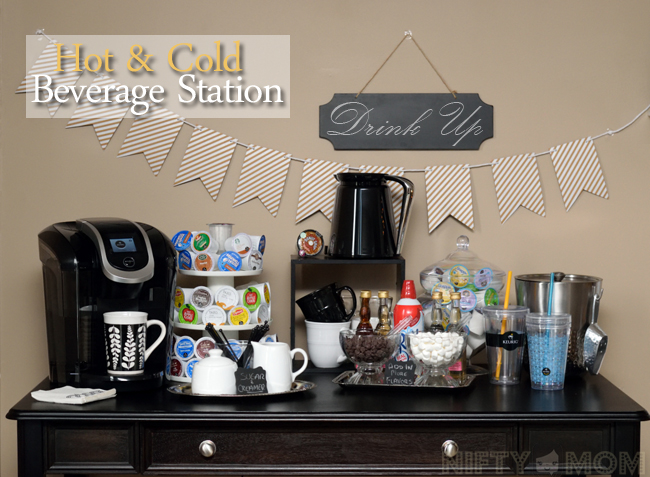 Hot & Cold Beverage Station with the Keurig 2.0 – Nifty Mom