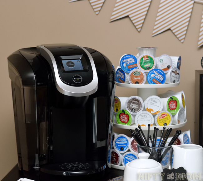 Hot & Cold Beverage Station with the Keurig 2.0 – Nifty Mom