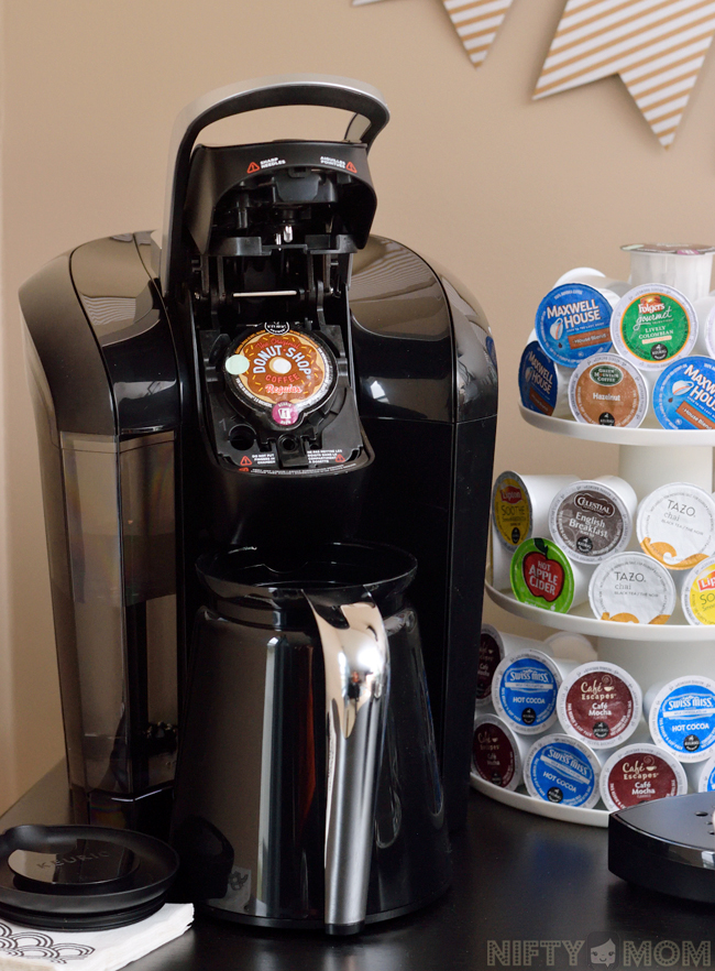 Hot & Cold Beverage Station with the Keurig 2.0 – Nifty Mom