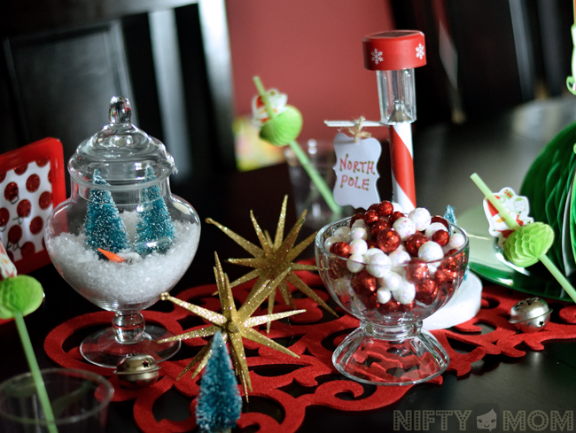 North Pole Party Table Decor