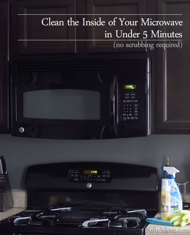 How to Clean the Inside of Your Microwave in Under 5 Minutes without Scrubbing #ZepSocialstars