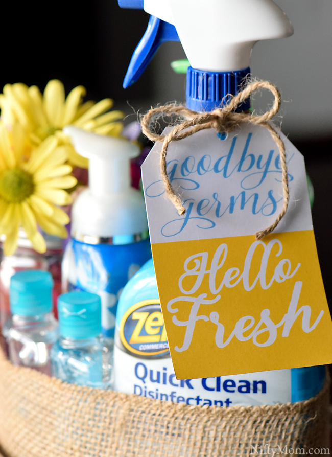 Good Germs. Hello Fresh. with Free Printable Gift Tag #ZepSocialstars