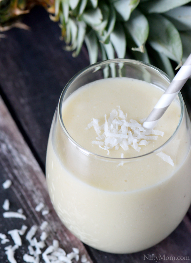 Simple Tropical Coconut Smoothie