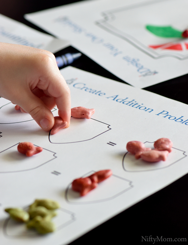 Using Goldfish Crackers for Snack Time Activity Sheets #GoldfishTales