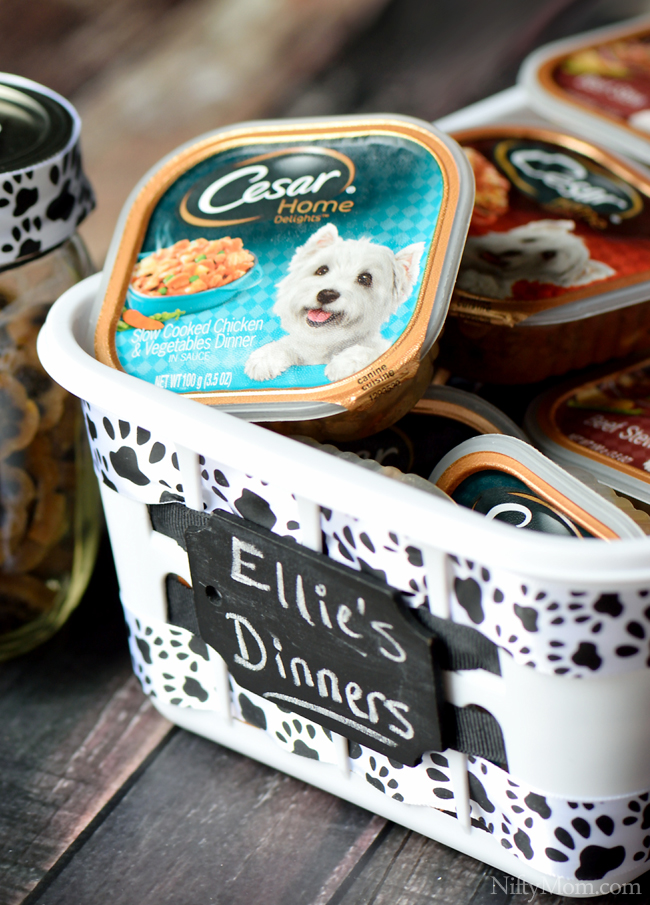 Wet Dog Food Storage #CesarHomeDelights