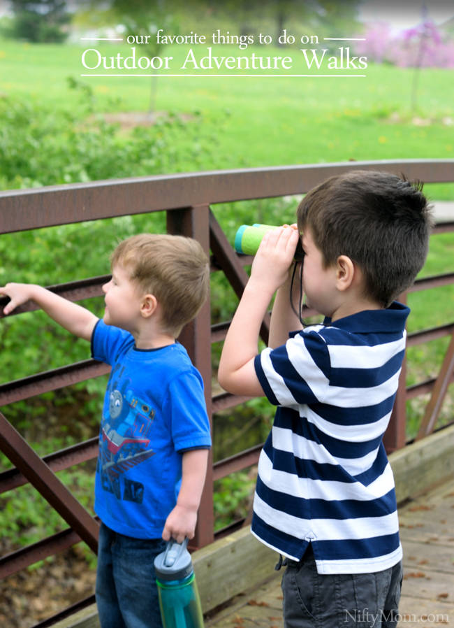 Favorite Things To Do on Outdoor Adventure Walks #GoldfishTales