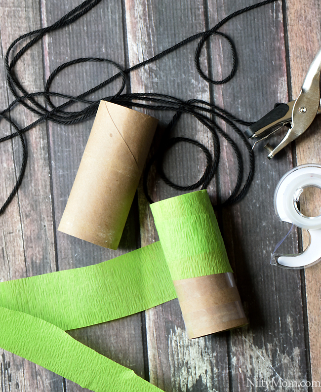 How to Make Binoculars with Toilet Paper Rolls