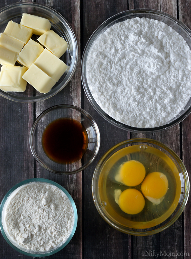 Vanilla Mini Donuts Ingredients