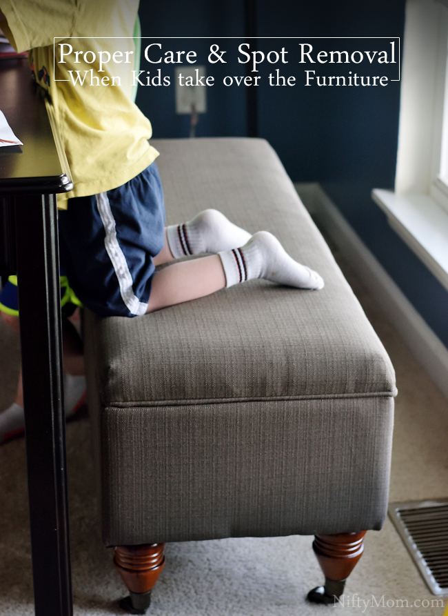 Proper Care & Spot Removal When Kids Take Over the Furniture #ZepSocialstars