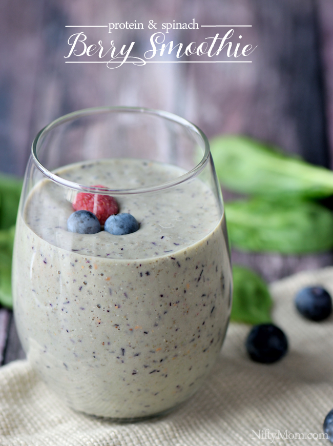 Protein & Spinach Berry Smoothie