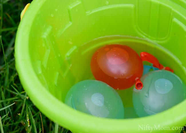 Water Balloon Bucket Games #BestSummerEver