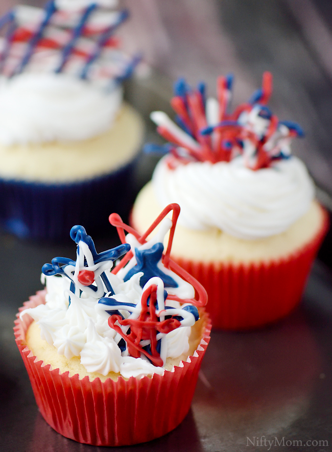 Easy Fourth of July Cupcake Ideas