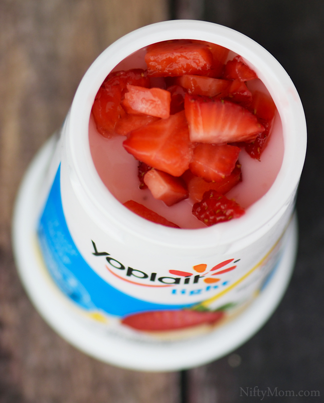 White Chocolate Strawberry Yogurt