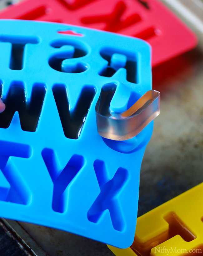 Homemade Alphabet Fruit Juice Gummies (only 2 ingredients)