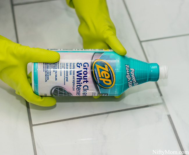How to use Zep Grout Cleaner and Whitener #ZepSocialstars
