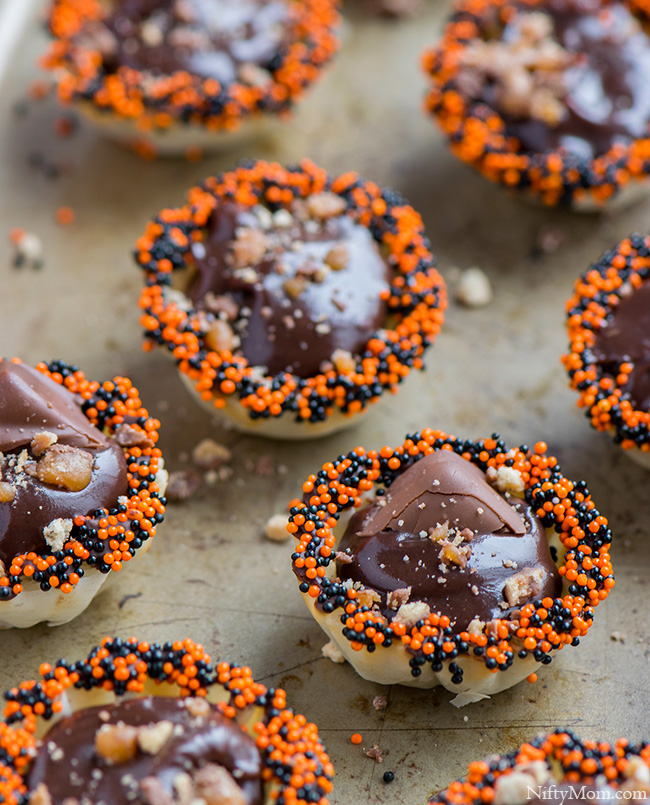 No Bake Halloween Dessert - Mini Phyllo Bites #BooItForward