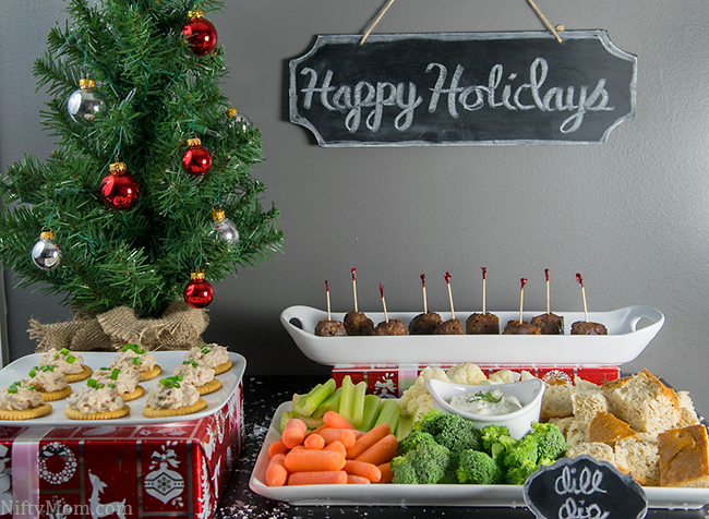 Easy Holiday Appetizer Setting with 3 Easy Recipes