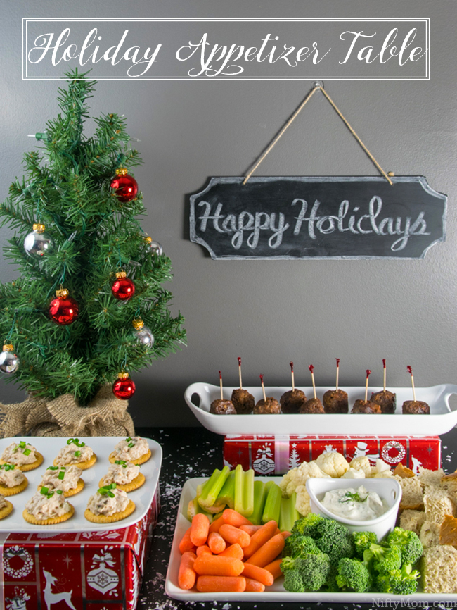 Holiday Appetizer Table