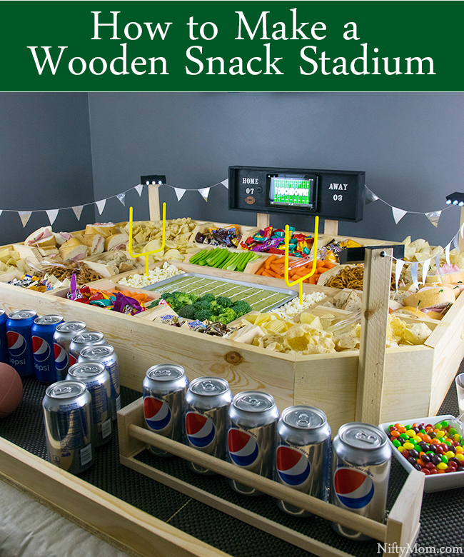 How to Make a Wooden Snack Stadium to use Every Year