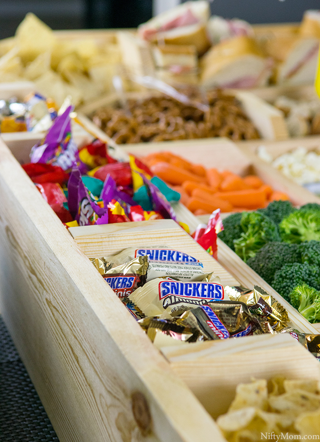 Snack Stadium SNICKERS and candy Bins