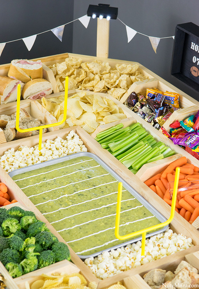 How to Make a Football Field Snack Stadium 