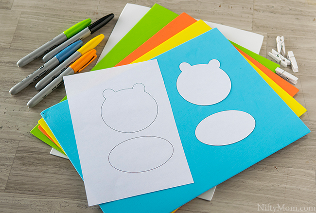 Hungry Hungry Hippos Printable Craft Idea