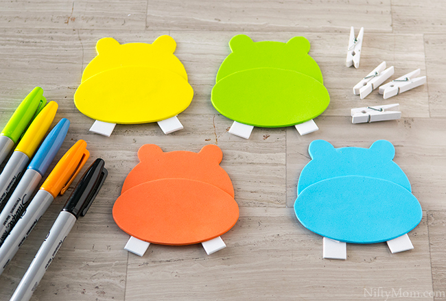 Hungry Hungry Hippos Printable Craft Idea