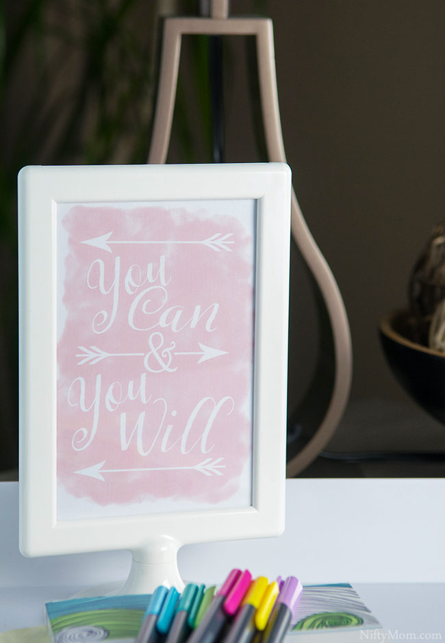 You Can & You Will Printable Quote