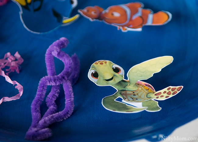 FINDING DORY Craft - 3D Ocean Scene Activity with Character Cutouts