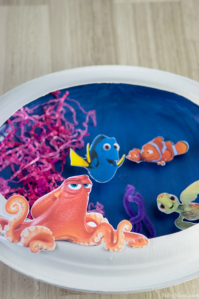 FINDING DORY Craft - 3D Ocean Scene Activity with Paper Plates