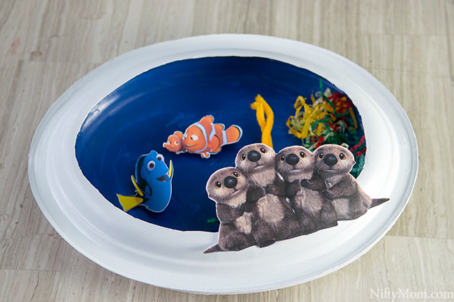 FINDING DORY Craft - 3D Ocean Scene Activity with Paper Plates