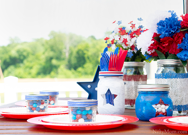 Mason jar hotsell dinnerware set