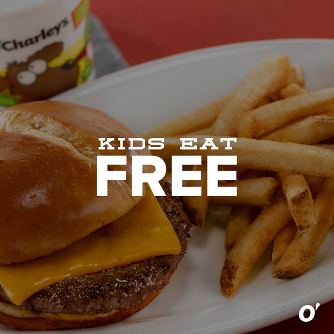 Kids Eat Free at O'Charley's 