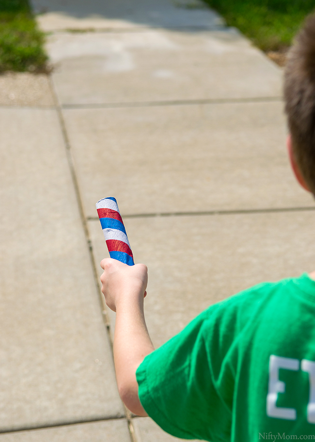 Outdoor Play Idea – Kid's Relays + DIY Kid's Relay Baton