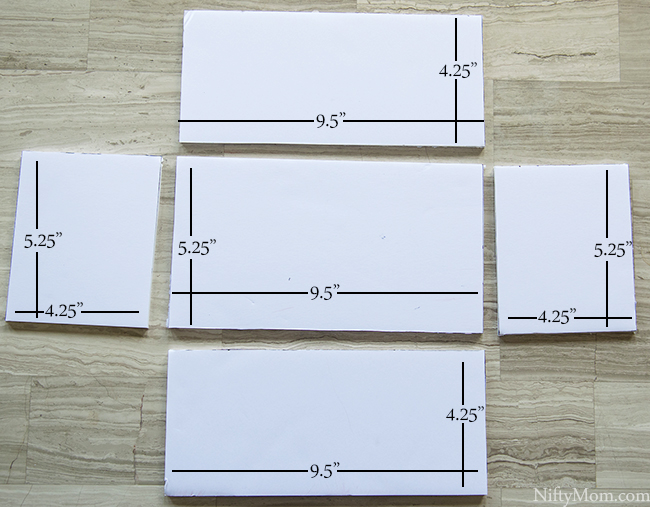 Tissue box shop dimensions