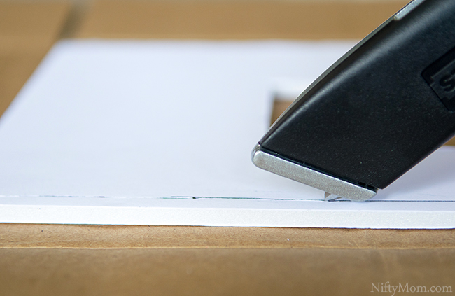 How to Make a Chalkboard Tissue Box Cover with Foam Board