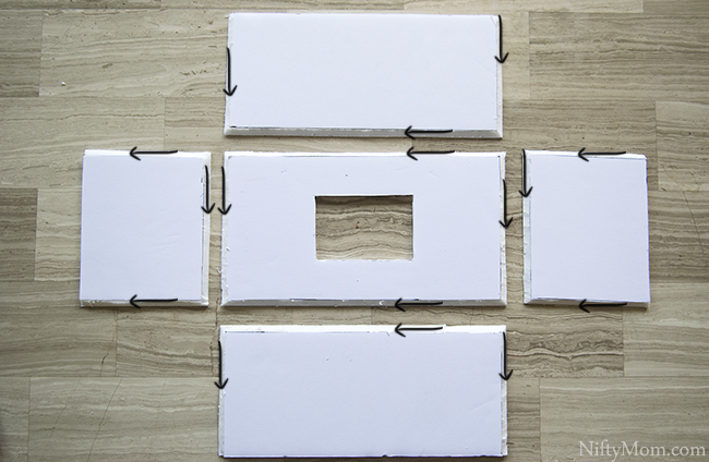 How to Make a Chalkboard Tissue Box Cover with Foam Board