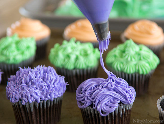 How to make monster cupcakes